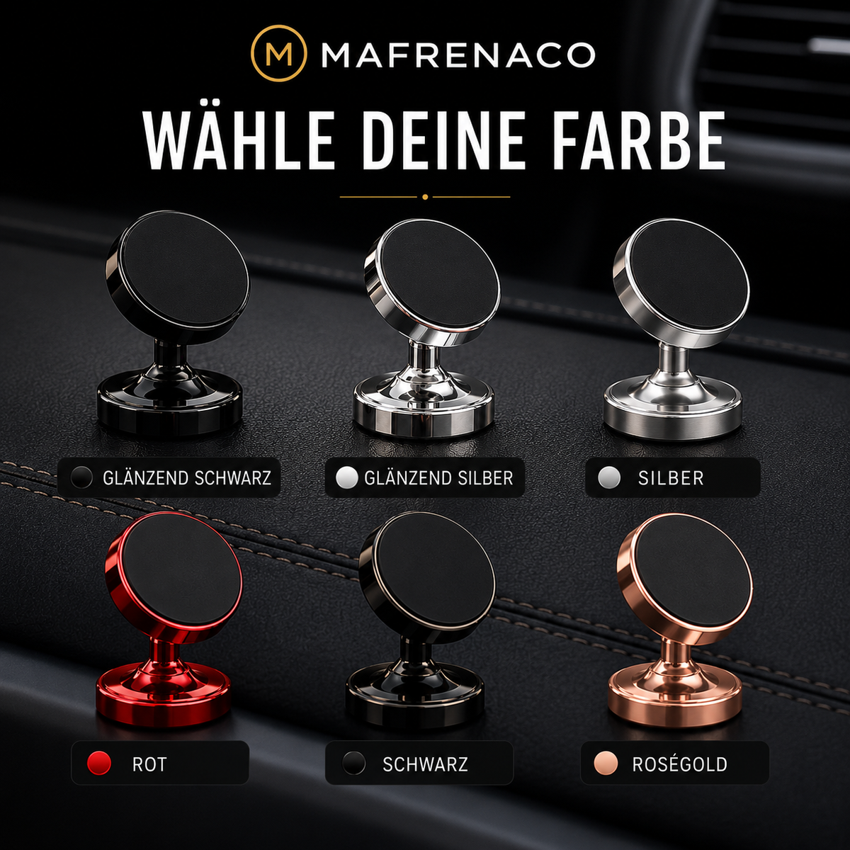 Magnetische Auto-Handyhalterung - 360°